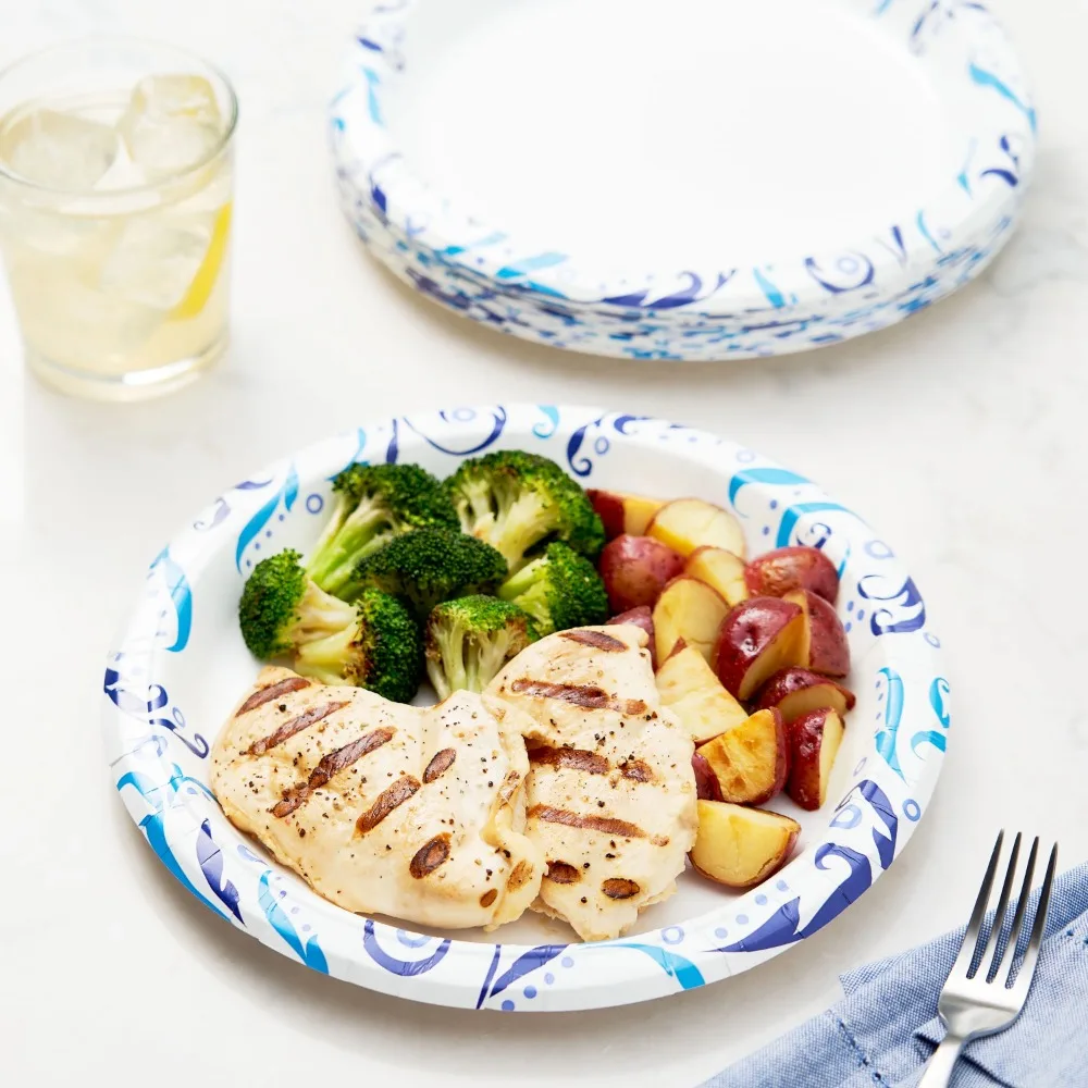 Everyday Disposable Paper Plates, 10" Count, 150 - Image 3