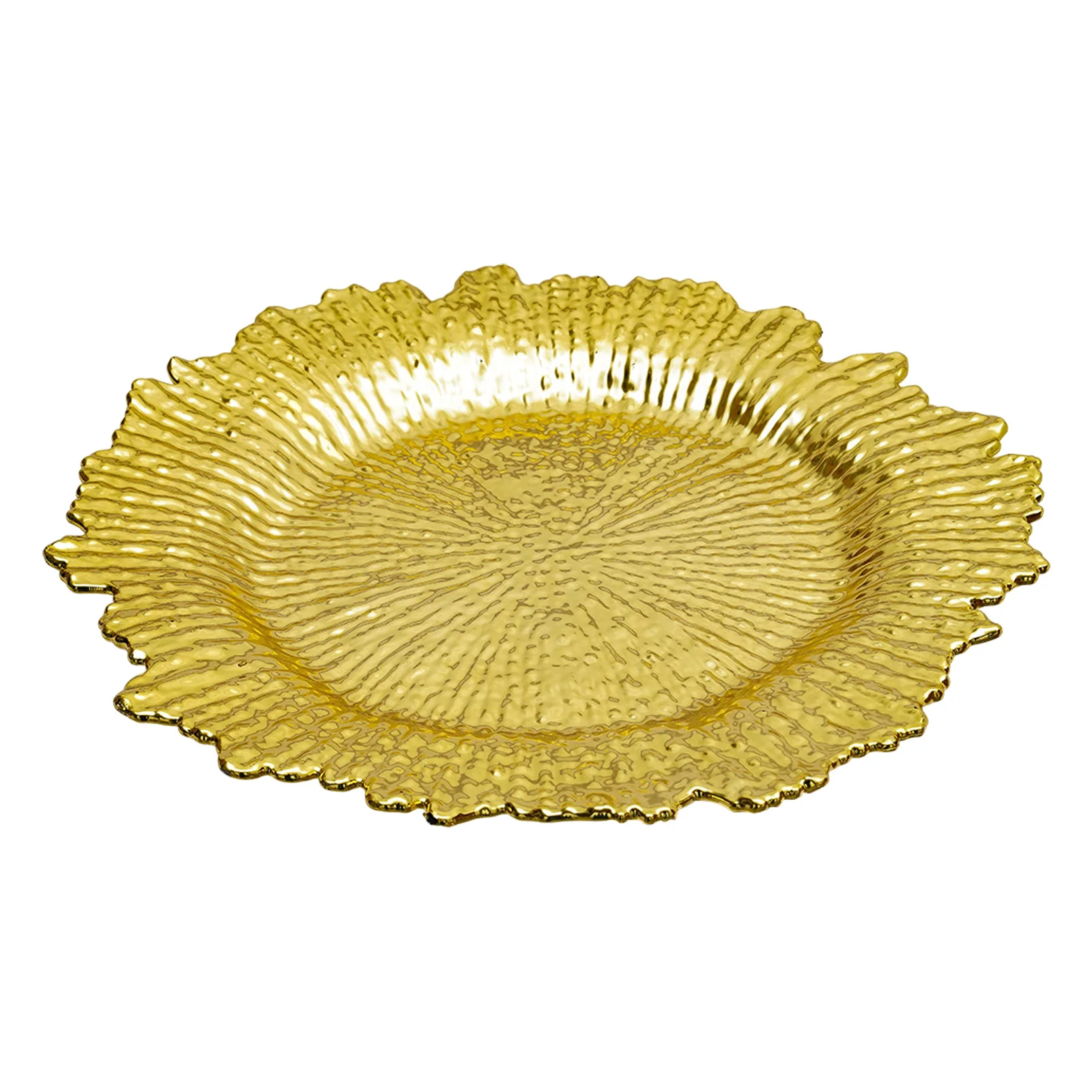 Serving Charger Plates, Wear-Resistant PP, Spill-Proof, Coral Reef Pattern, Easy to Clean and Stackable - Image 2
